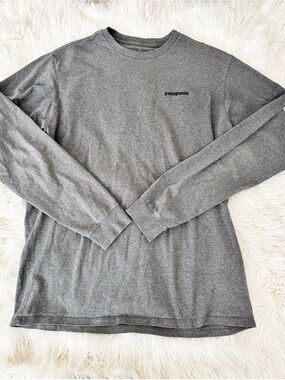 Patagonia Men's Long-Sleeve Crew Tee - Heather Gray